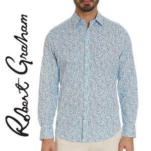 Robert Graham Blue Long Sleeve Shirt size XL Extra